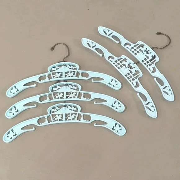 Vintage‎ Kids Hangers Blue 🎠 Nostalgic - Picture 1 of 5